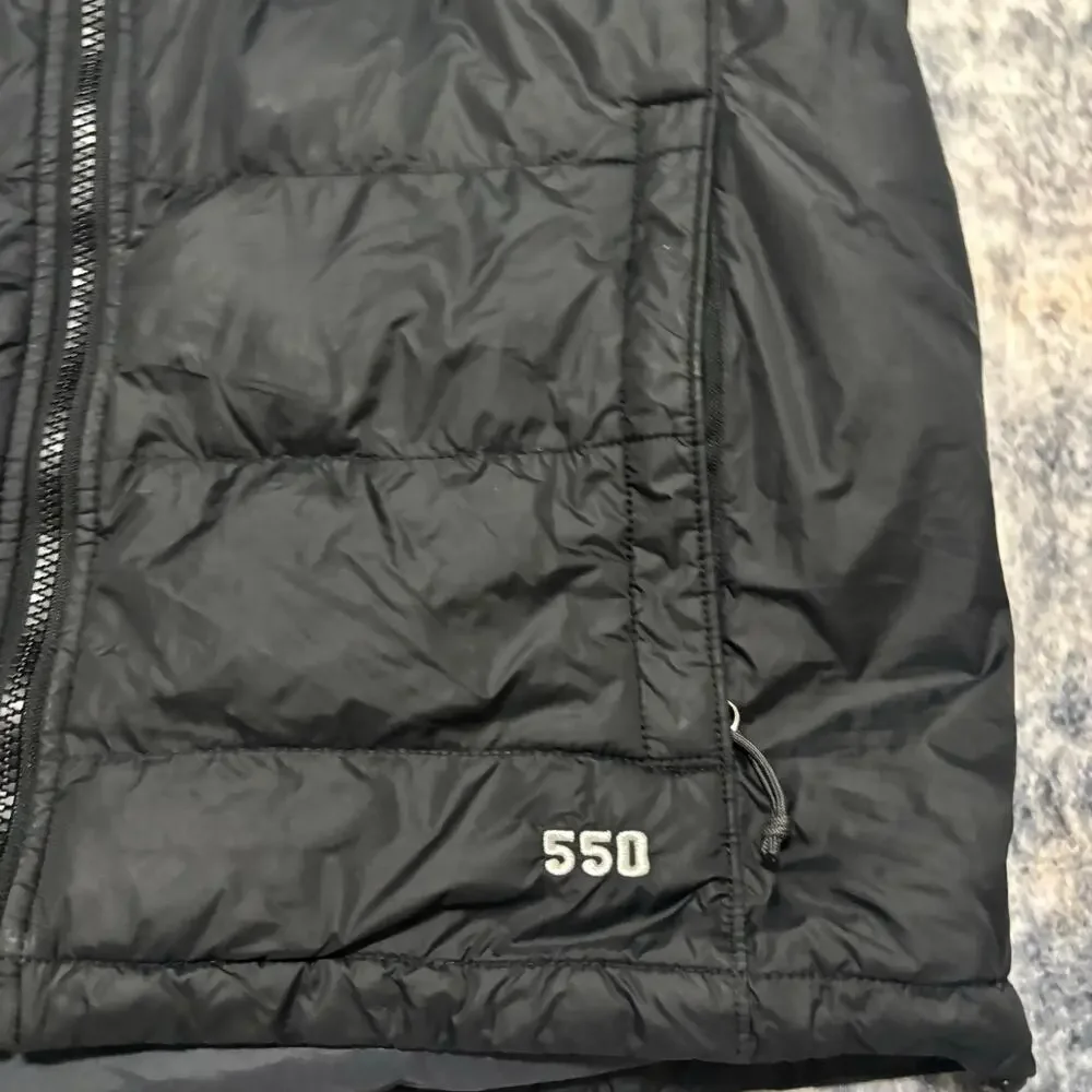 The North Face 550 Down Puffer Vest Black Men’s Small Full Zip